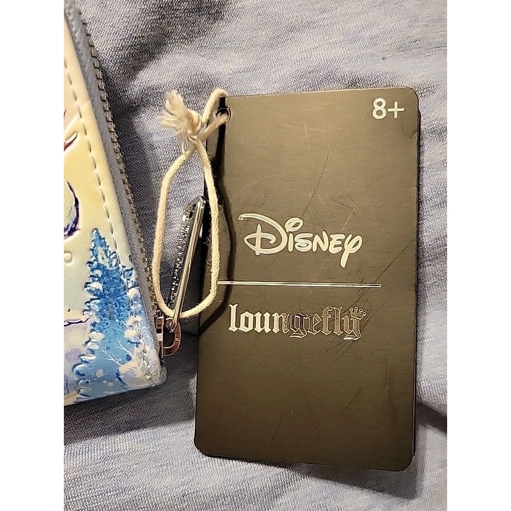 Loungefly Disney Mickey Mouse & Friends Winter Wonderland Zip Around Wallet - Picture 3 of 9